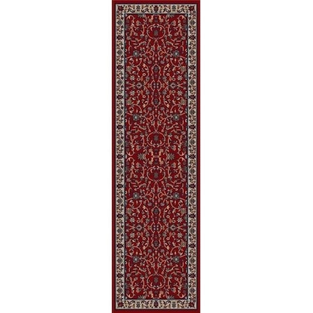 Concord Global Trading Concord Global 40602 2 ft. 3 in. x 7 ft. 7 in. Jewel Kashan - Red 40602